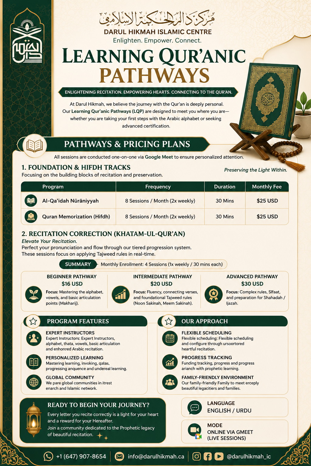 Learning Qur’anic Pathways (LQP)